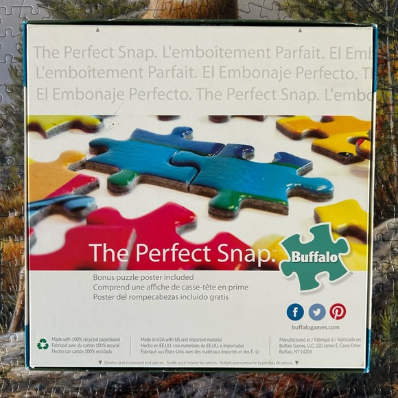 Buffalo Games Standing Proud 1000 pc Puzzle Buck Deer Complete - Picture 2 of 9